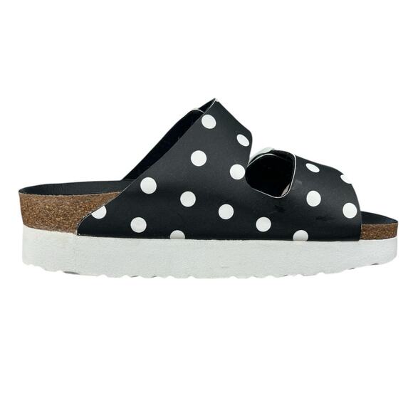 Papilio X Birkenstock Unisex Arizona Polka Dot Platform Sandal Size M 4 W 6 - Picture 4 of 10